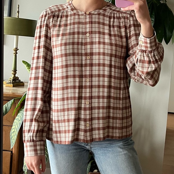 NWT Little Moon Calla Button-Up Blouse - Picture 2 of 9